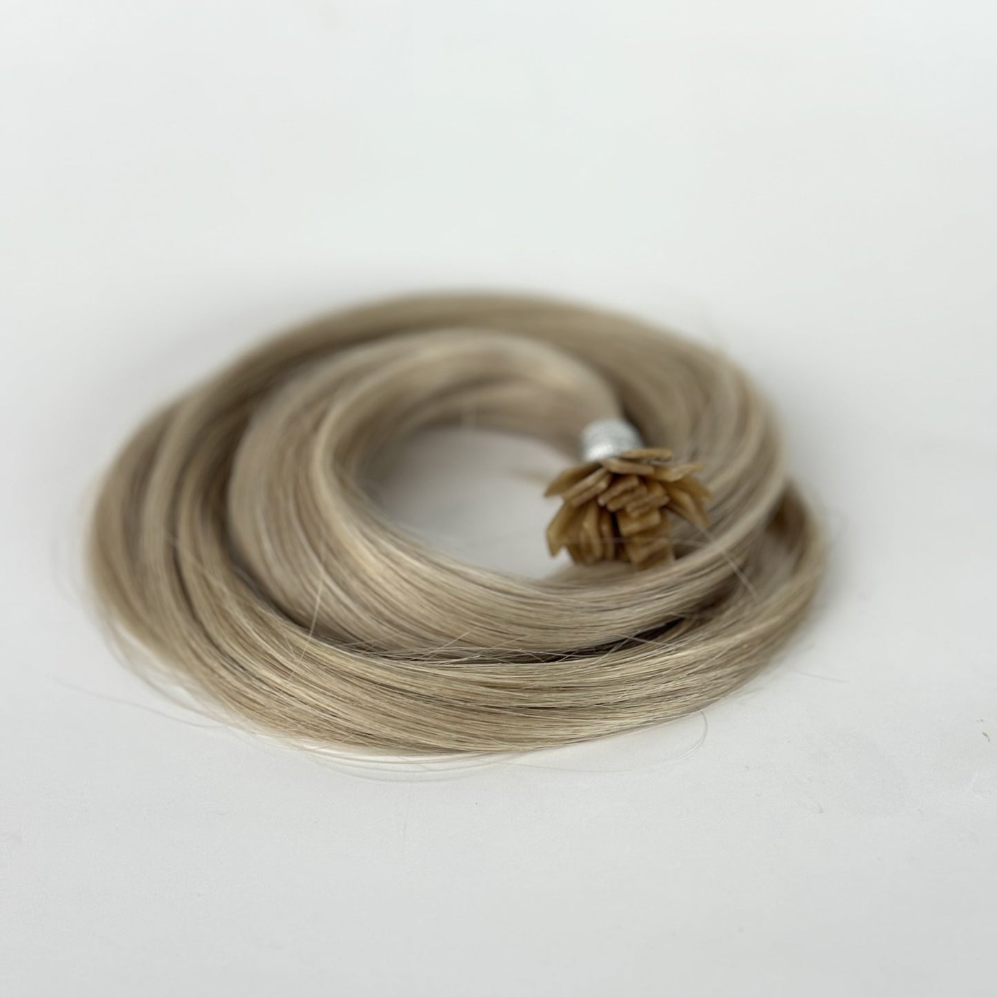 K-Tip 16" 25g Professional Hair Extensions - #66 Pinot Grigio (aka Icy Silver)