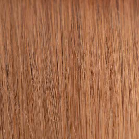 Machine-Tied Weft 16" 150g Professional Hair Extensions - Chestnut Brown #6