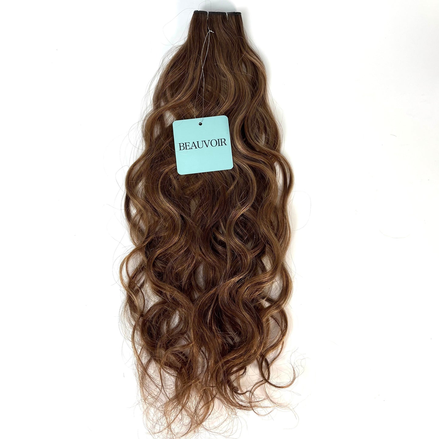 Butterfly Weft 20" 60g 50/50 Professional Blend - WAVE Texture - #512 Lone Star Brunette by Garyn Santos