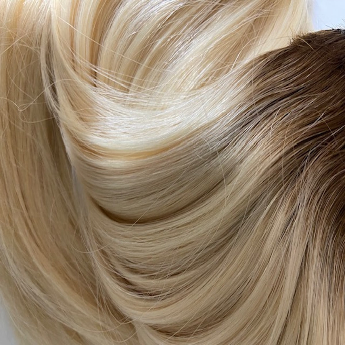 K-Tip 16" 25g Professional Hair Extensions - #T3/60 Cocoa Rooted Blonde (aka Rooted Walnut Brown/Ash Blonde)