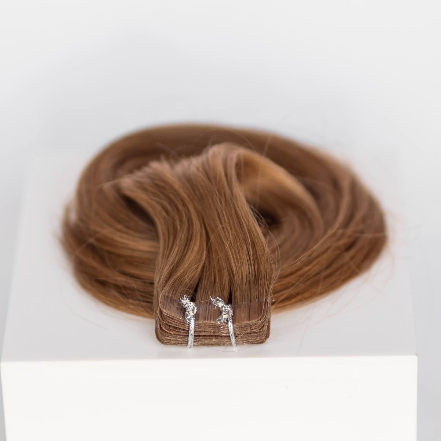 Tape-In 22" 50g Single Donor Virgin - #6 Cinnamon Brown (aka Chestnut Brown)