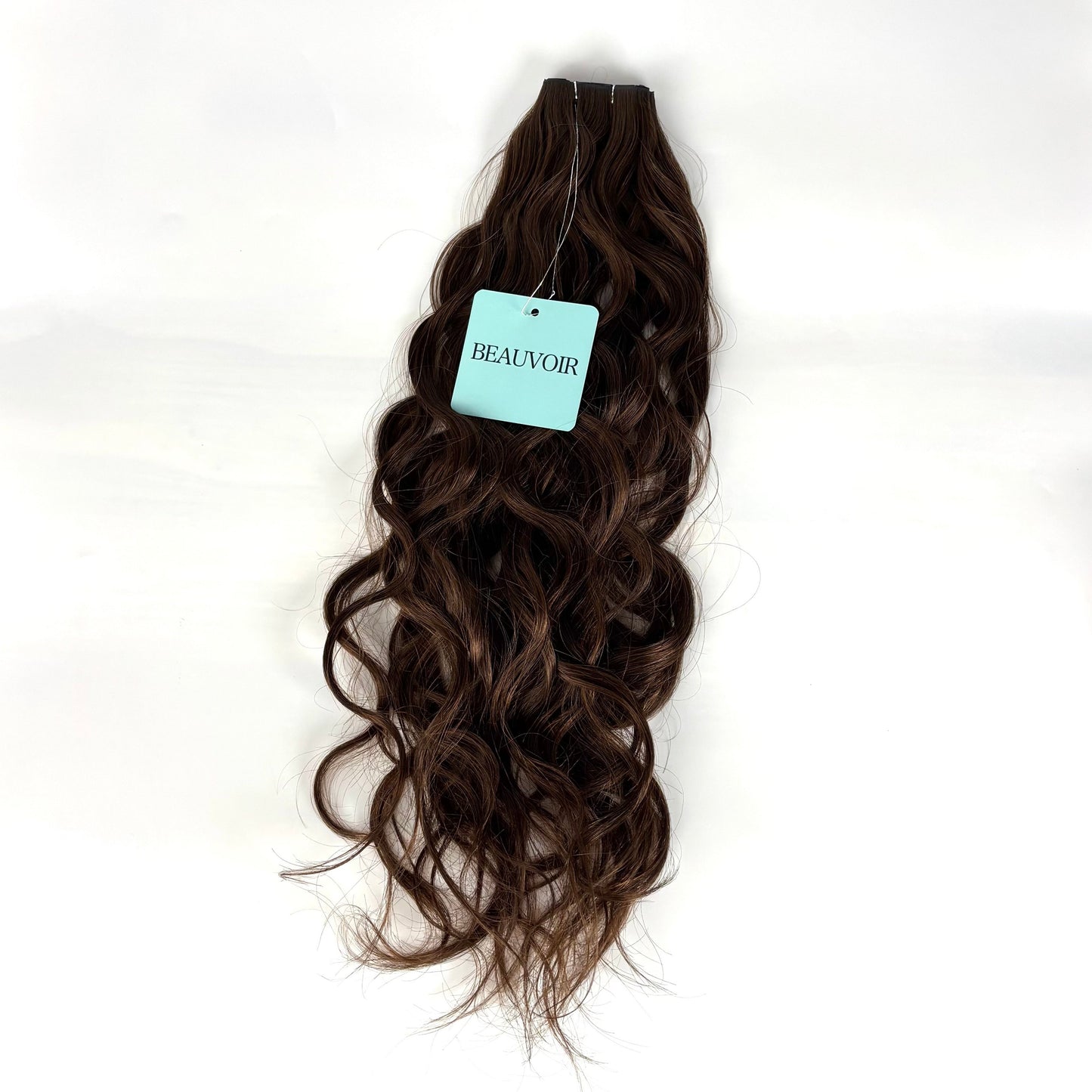Butterfly Weft 20" 60g - WAVE Texture - Professional Blend - #2 Dark Chocolate (aka Dark Brown)