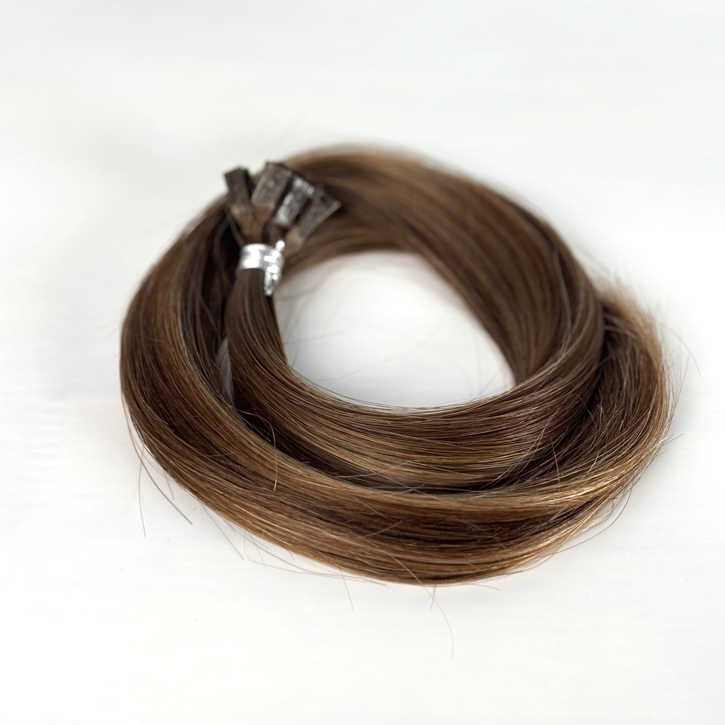 K-Tip 18" 25g Professional Hair Extensions - #512 Lone Star Brunette by Garyn Santos