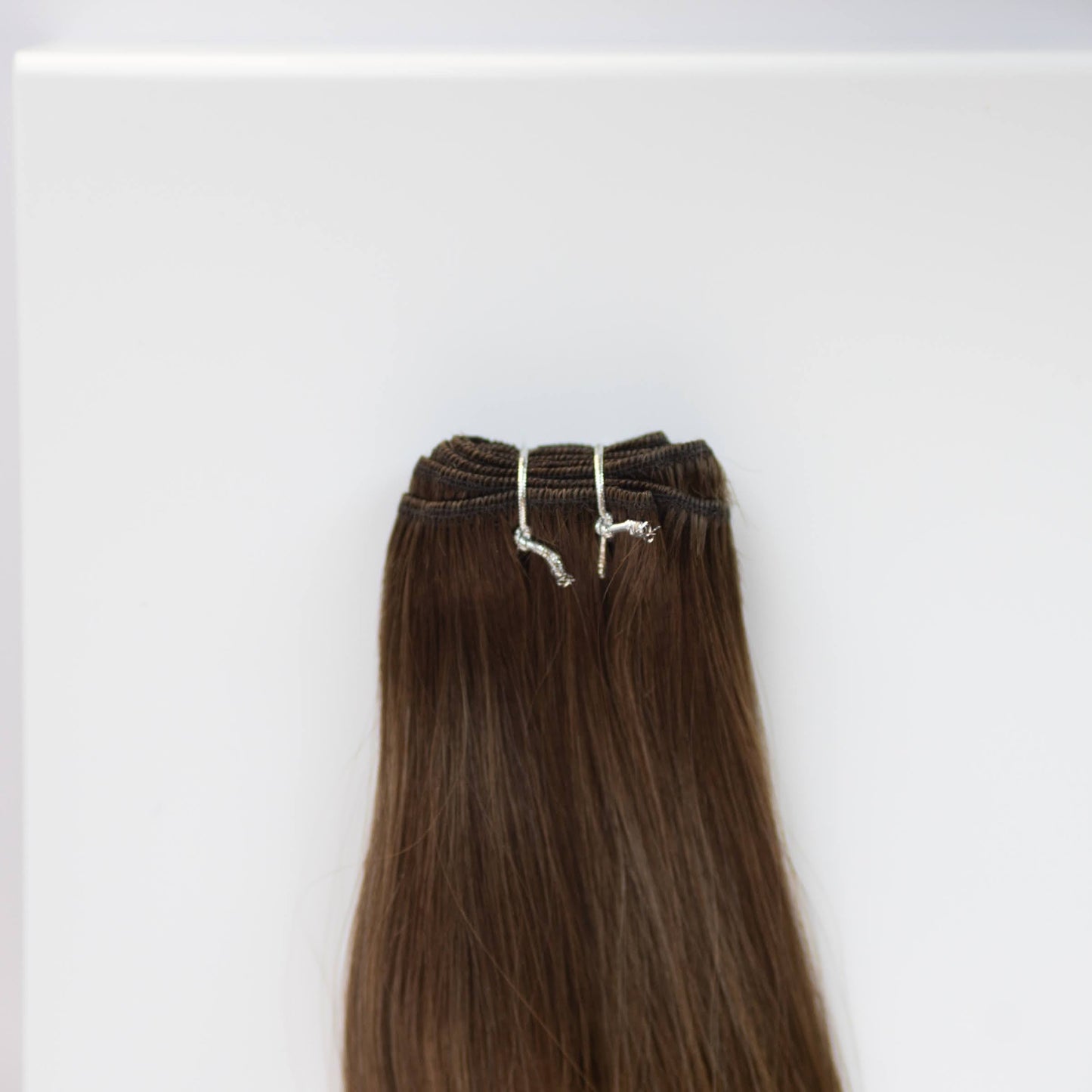 Machine-Tied Weft 16" 120g Pro Blend Hair Extensions - #512 Lone Star Brunette by Garyn Santos