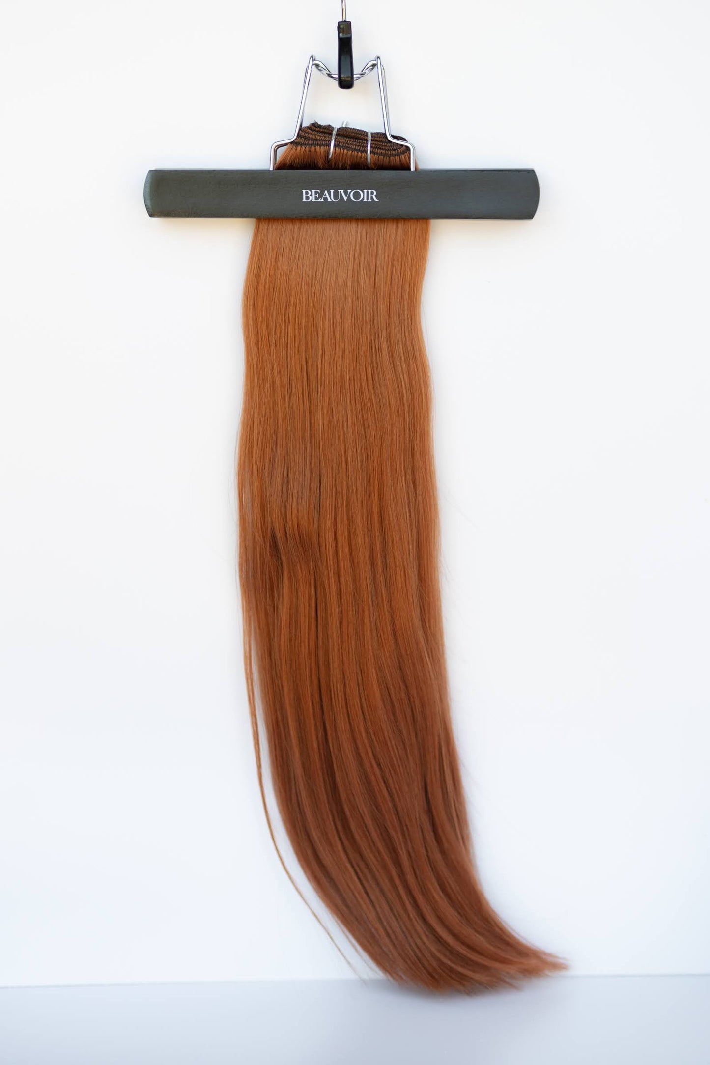 Machine-Tied Weft 28" 180g Single Donor Virgin - #570 Sunset (aka Pumpkin Spice)