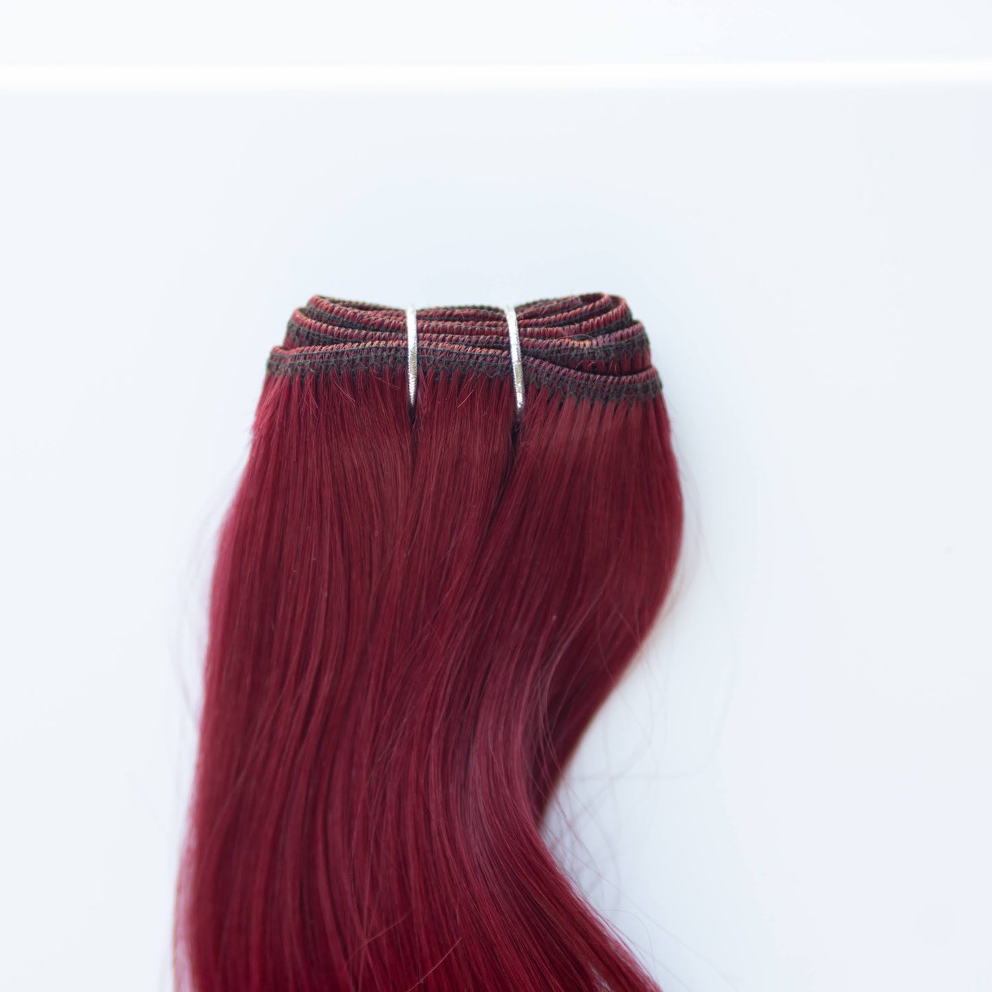 Machine-Tied Weft 16" 120g Pro Blend - #555 Akako by Martha Nicola