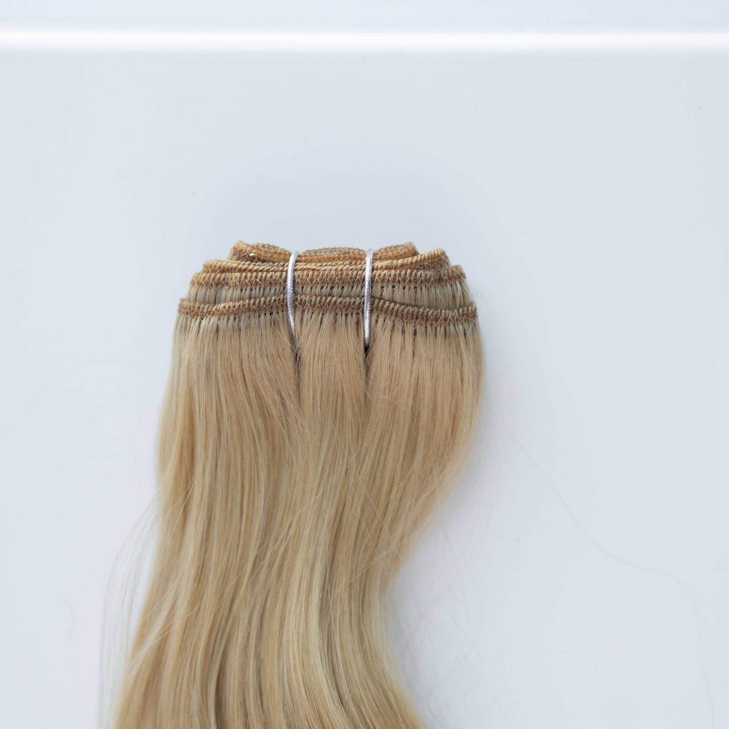 Machine-Tied Weft 24" 170g Pro Blend Hair Extensions - #22 Southern Belle Blonde (aka Light Ash Blonde)
