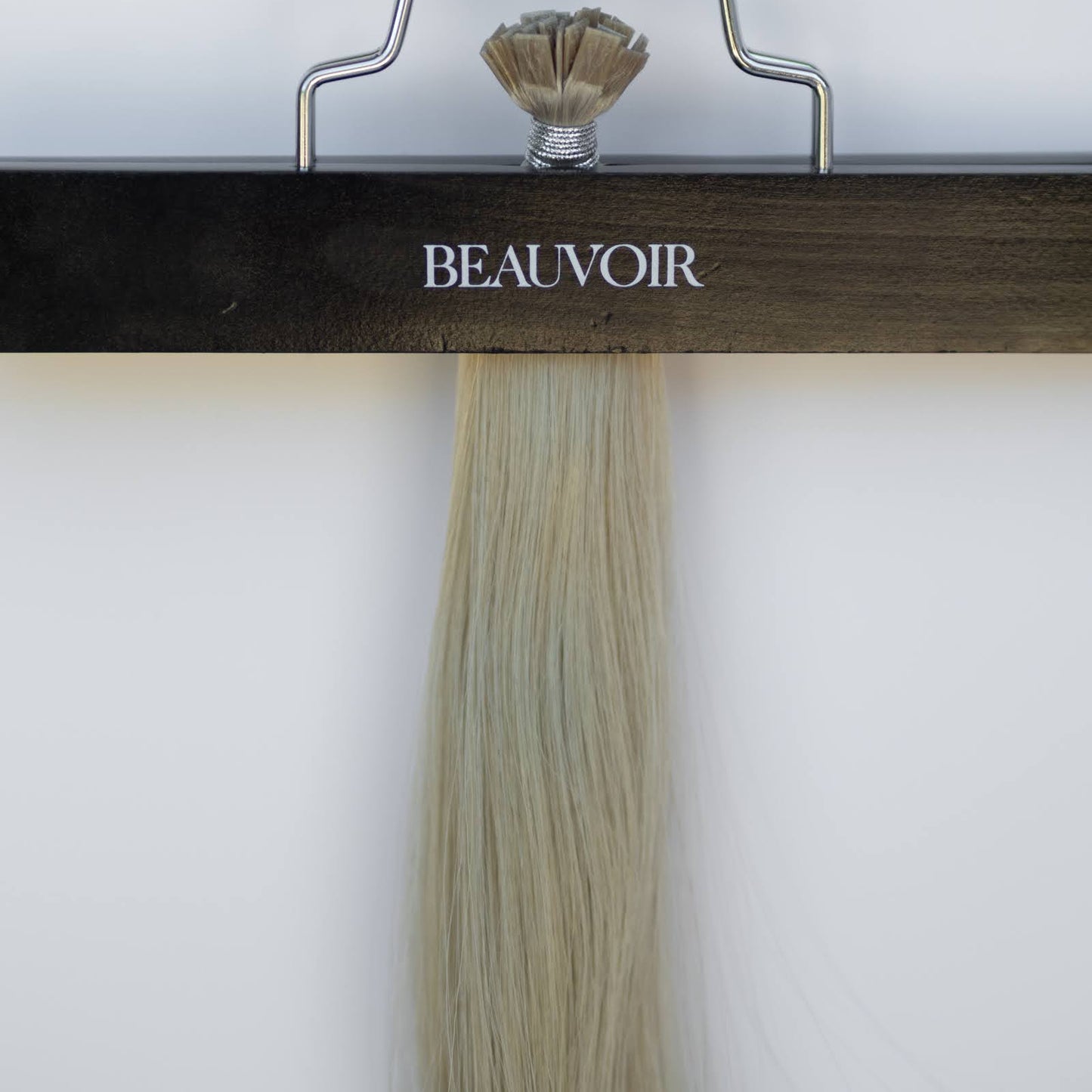 K-Tip 16" 25g Pro Blend Hair Extensions - #66 Pinot Grigio (aka Icy Silver)