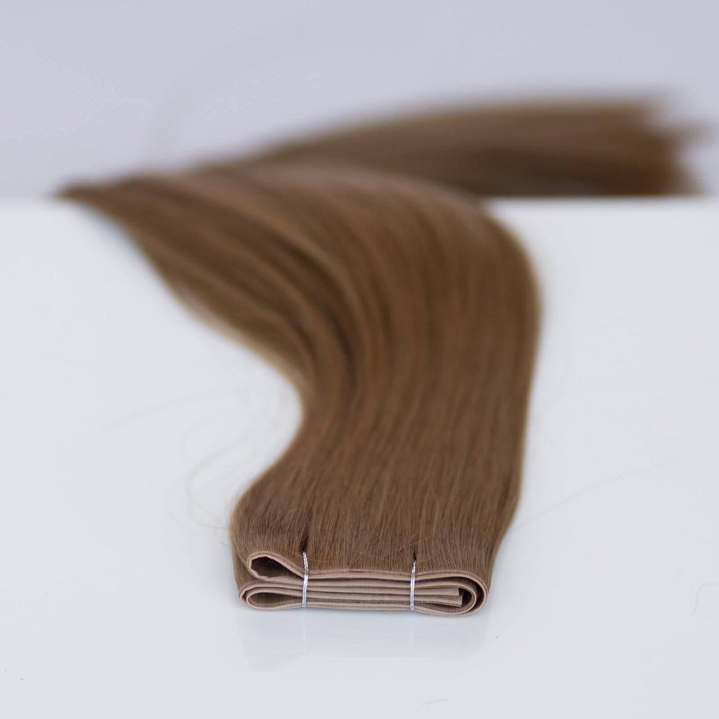 Butterfly Weft 16" 50g Pro Blend - #6 Cinnamon Brown (aka Chestnut Brown)