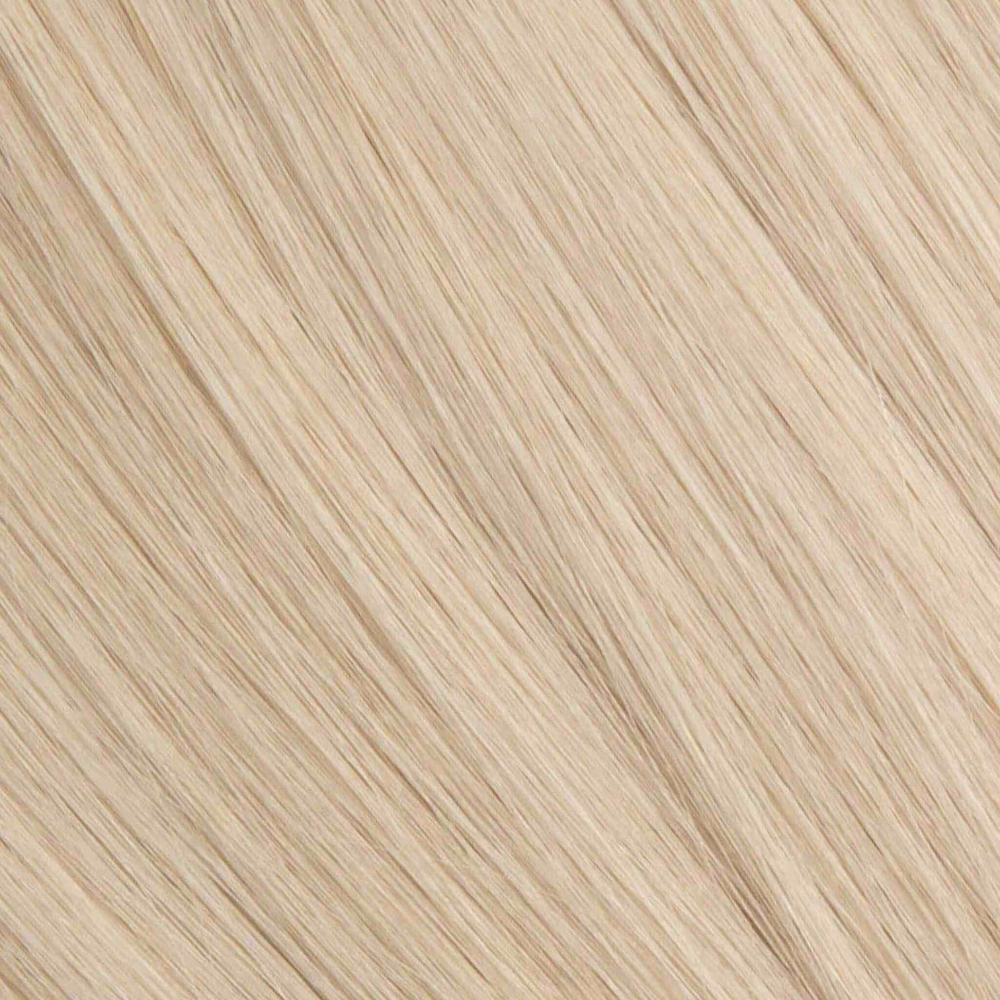 Machine-Tied Weft 16" 150g Professional Hair Extensions - Icy Silver Blonde #66