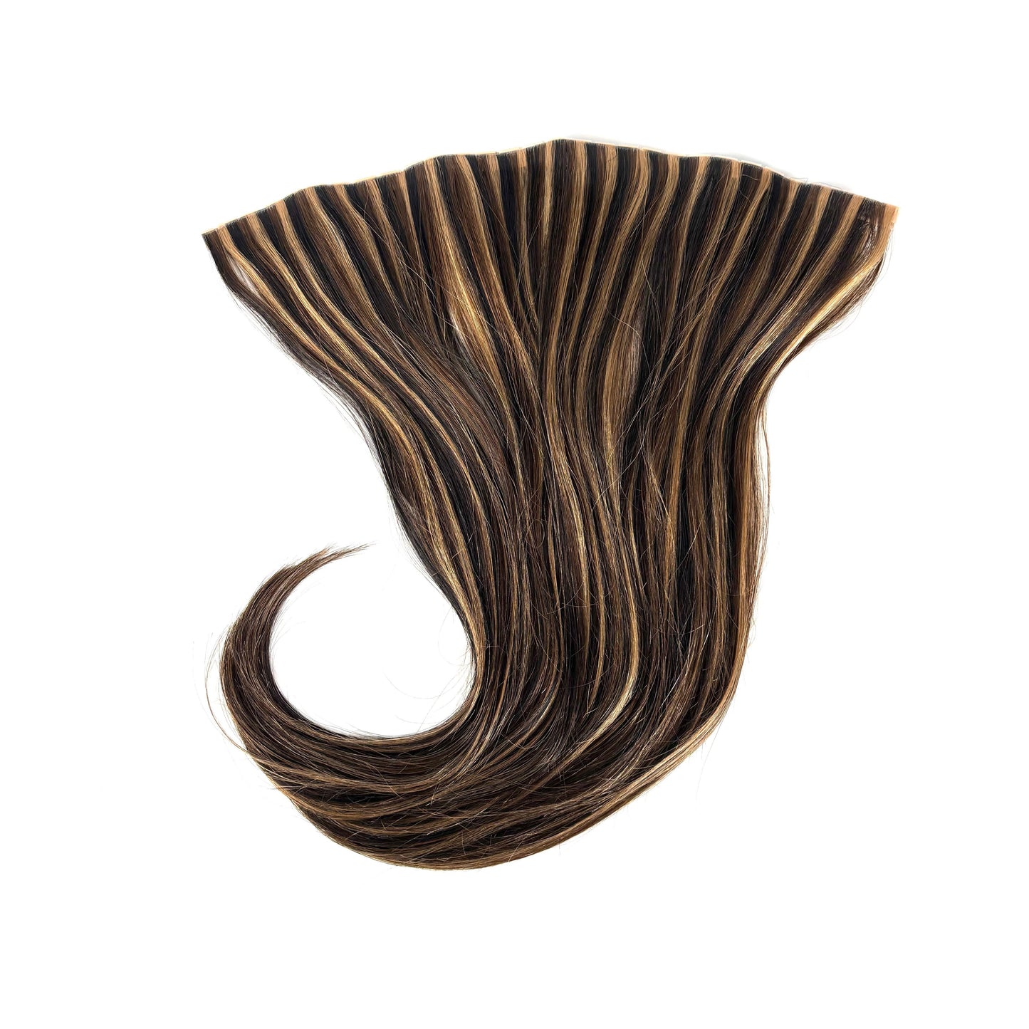Butterfly Weft 20" 60g Professional Blend - #1b/2/6 Dark Chocolate Caramel (aka Piano Key Chocolate Drip)