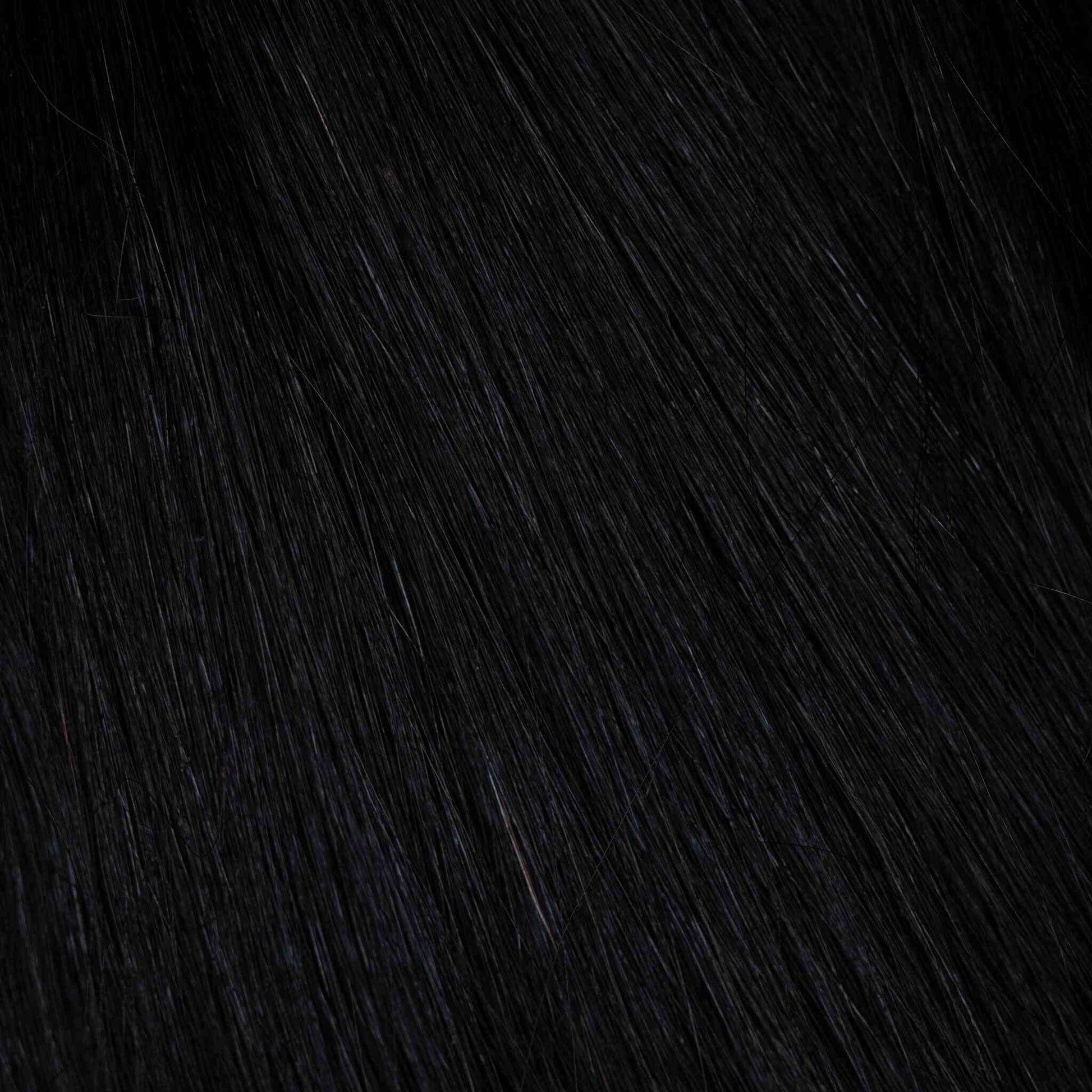Machine-Tied Weft 24" 175g Professional Hair Extensions - Jet Black #1
