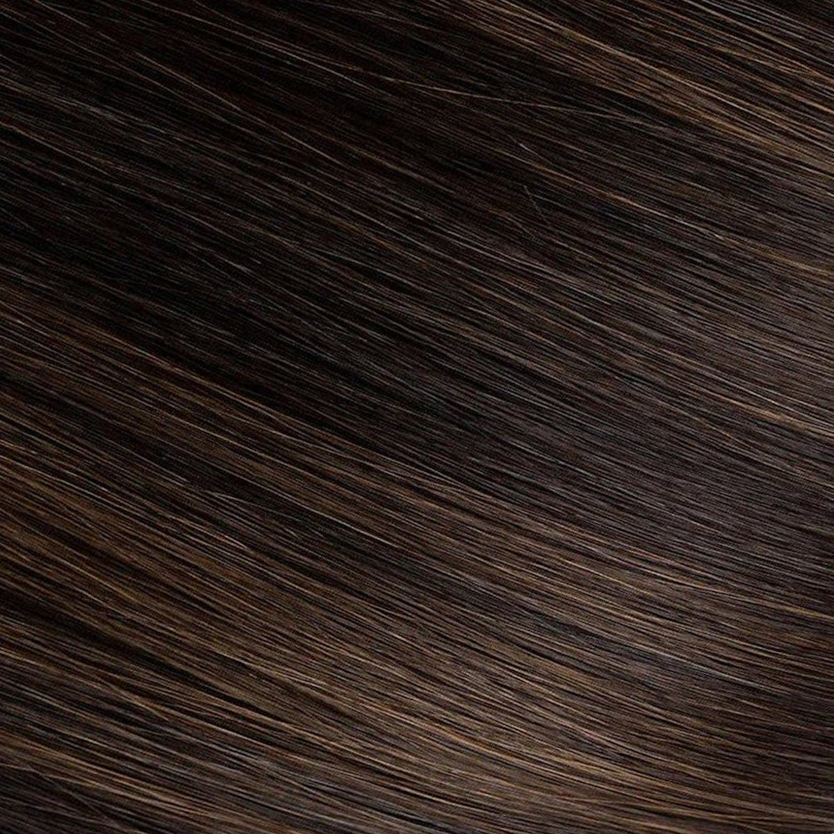 K-Tip 16" 25g Professional Hair Extensions - #1b/2/6 Dark Chocolate Caramel (aka Piano Key Chocolate Drip)