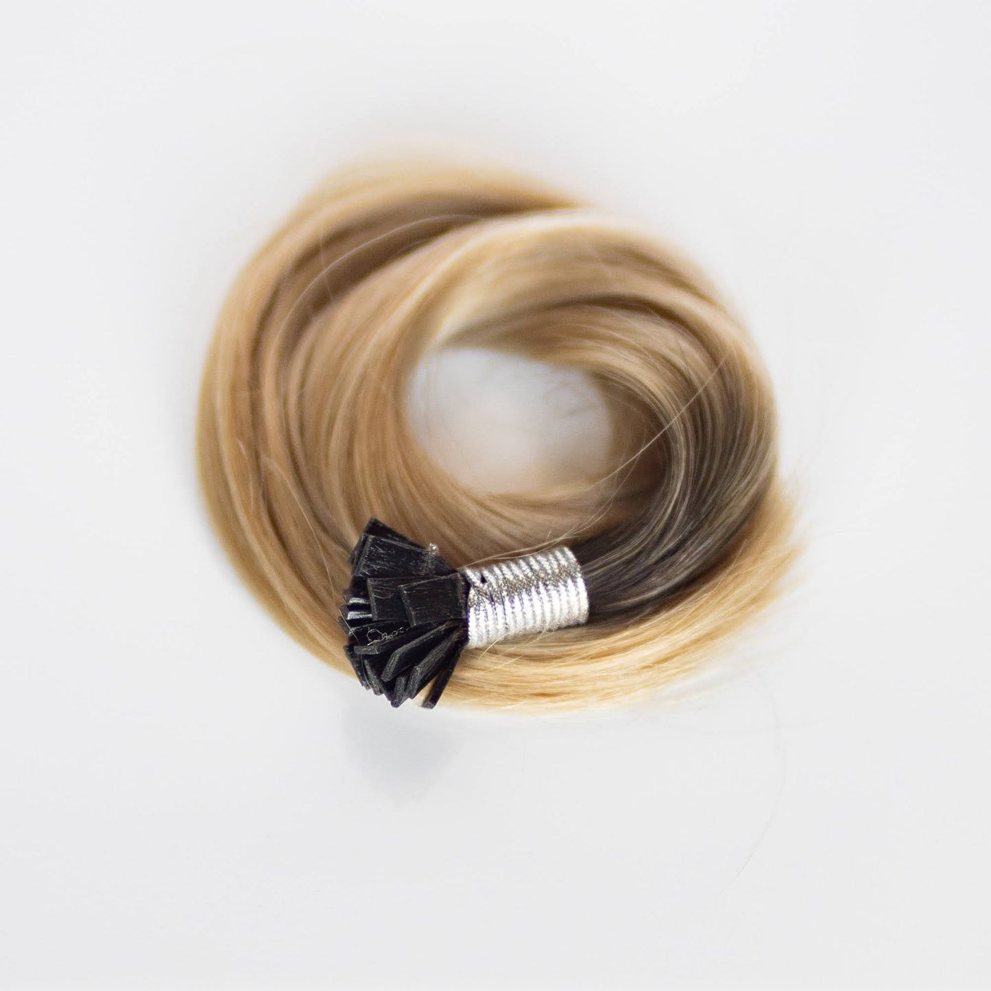 K-Tip 16" 25g Professional Hair Extensions - #T1CC/18 Lived in Rooted Blonde