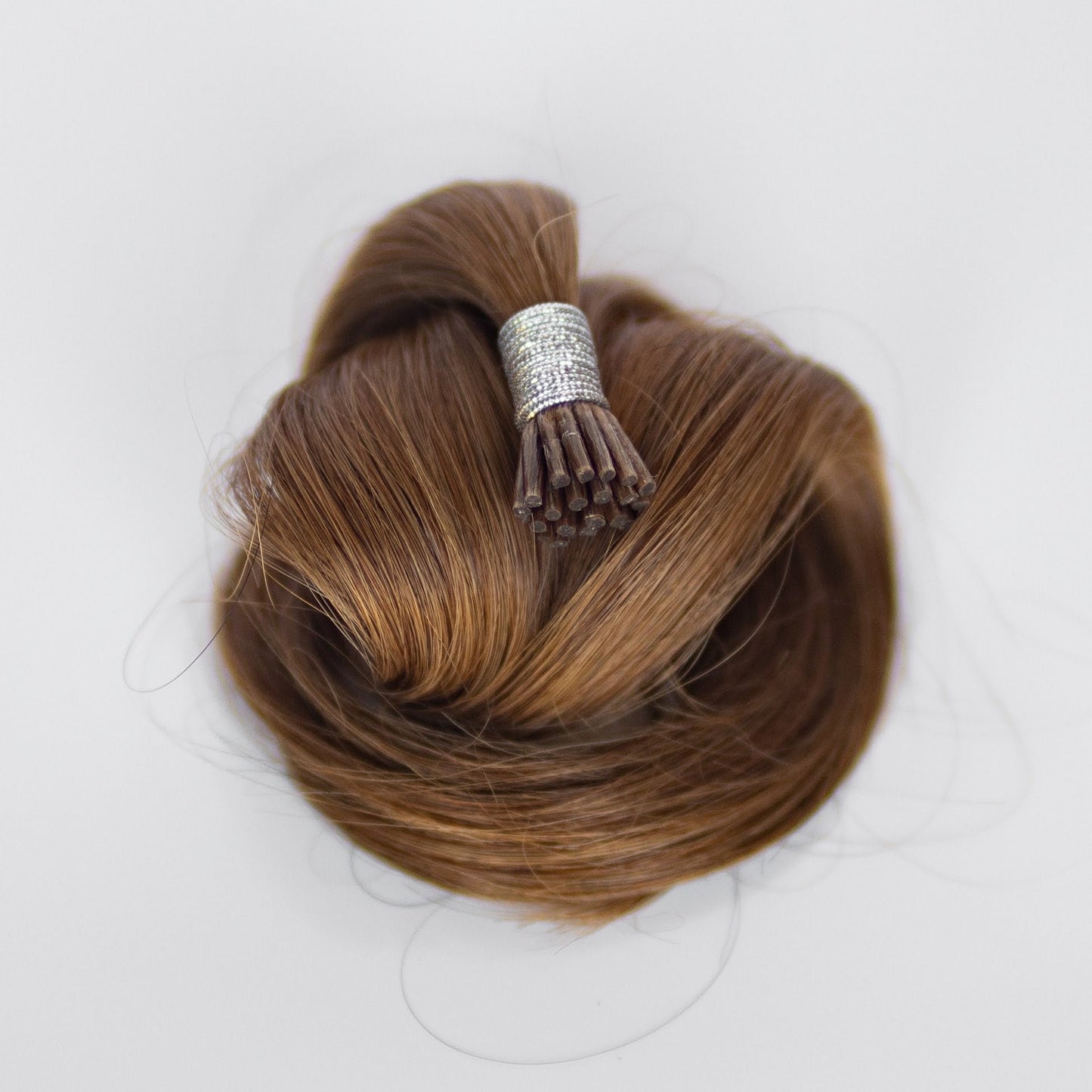 I-Tip 18" 25g Professional Hair Extensions - #6 Cinnamon Brown (aka Chestnut Brown)