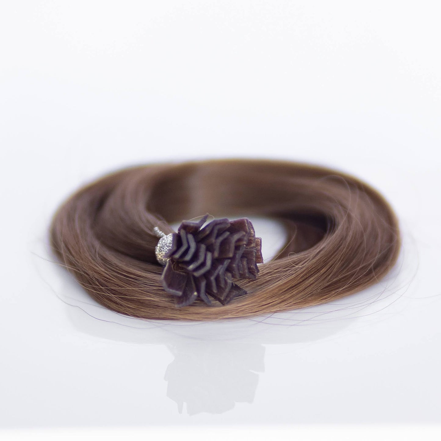 K-Tip 16" 25g Professional Hair Extensions - #8 Whisky Brown (aka Ash Brown)