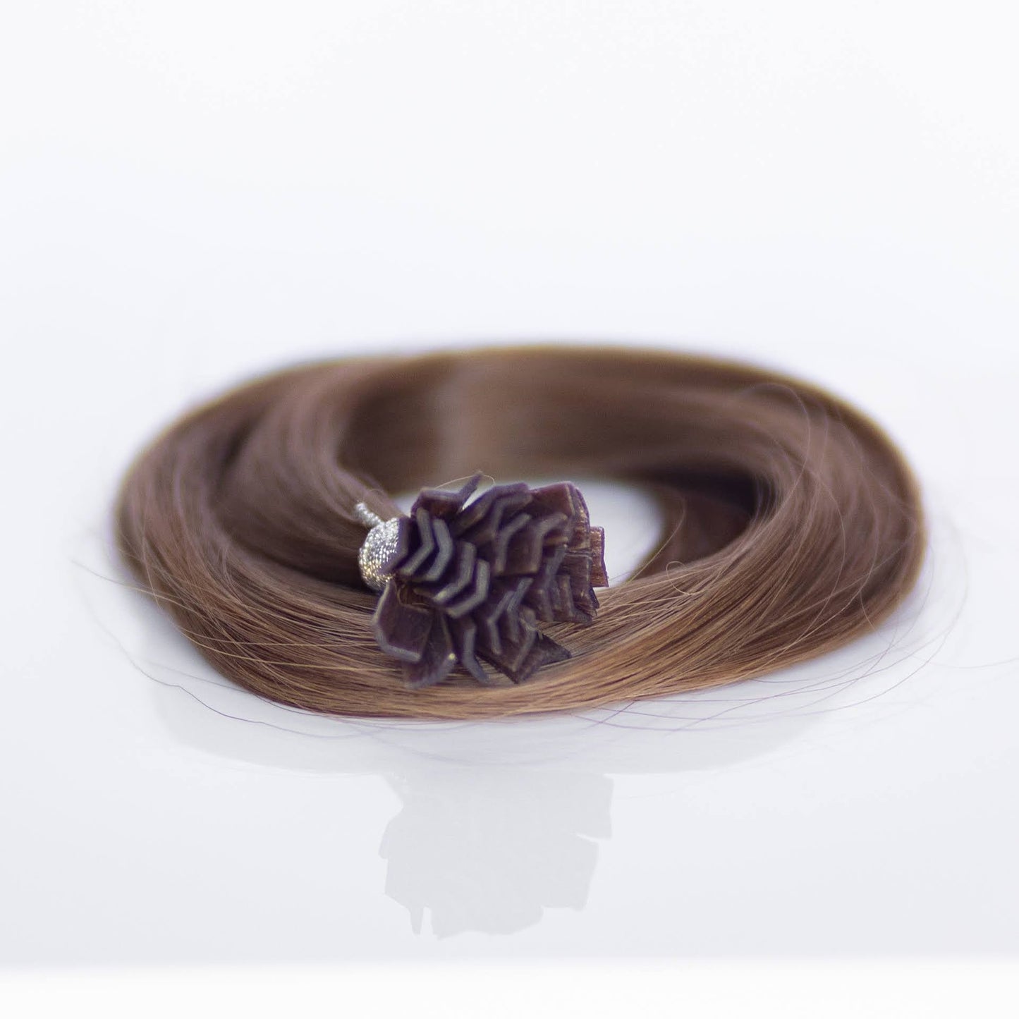 K-Tip 22" 25g Professional Hair Extensions - #8 Whisky Brown (aka Ash Brown)