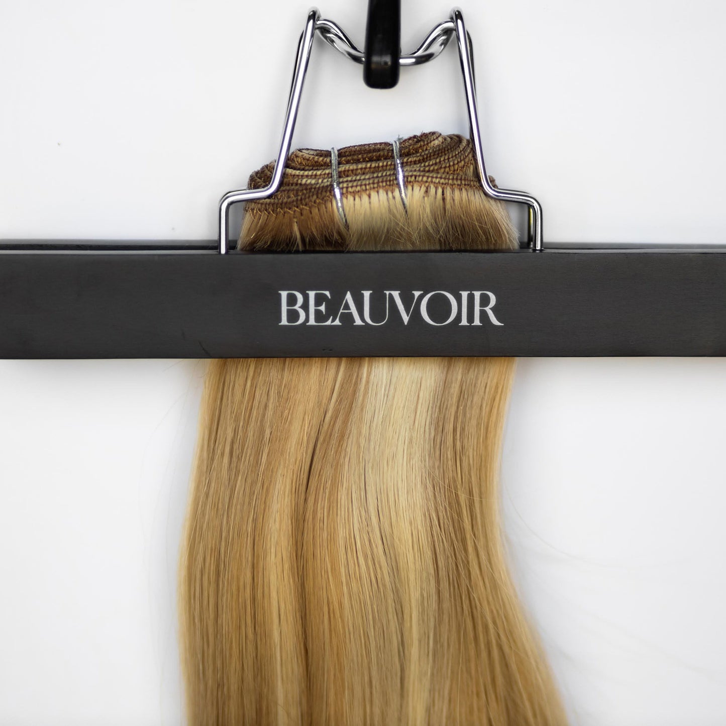 Machine-Tied Weft 22" 160g Professional Hair Extensions - #80/18/46 Piano Key White Truffle