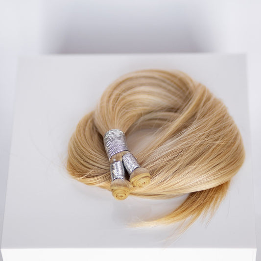 Genius (Micro) Weft 24" 94g Professional Hair Extensions - #80/18 Pearl Highlight Blonde