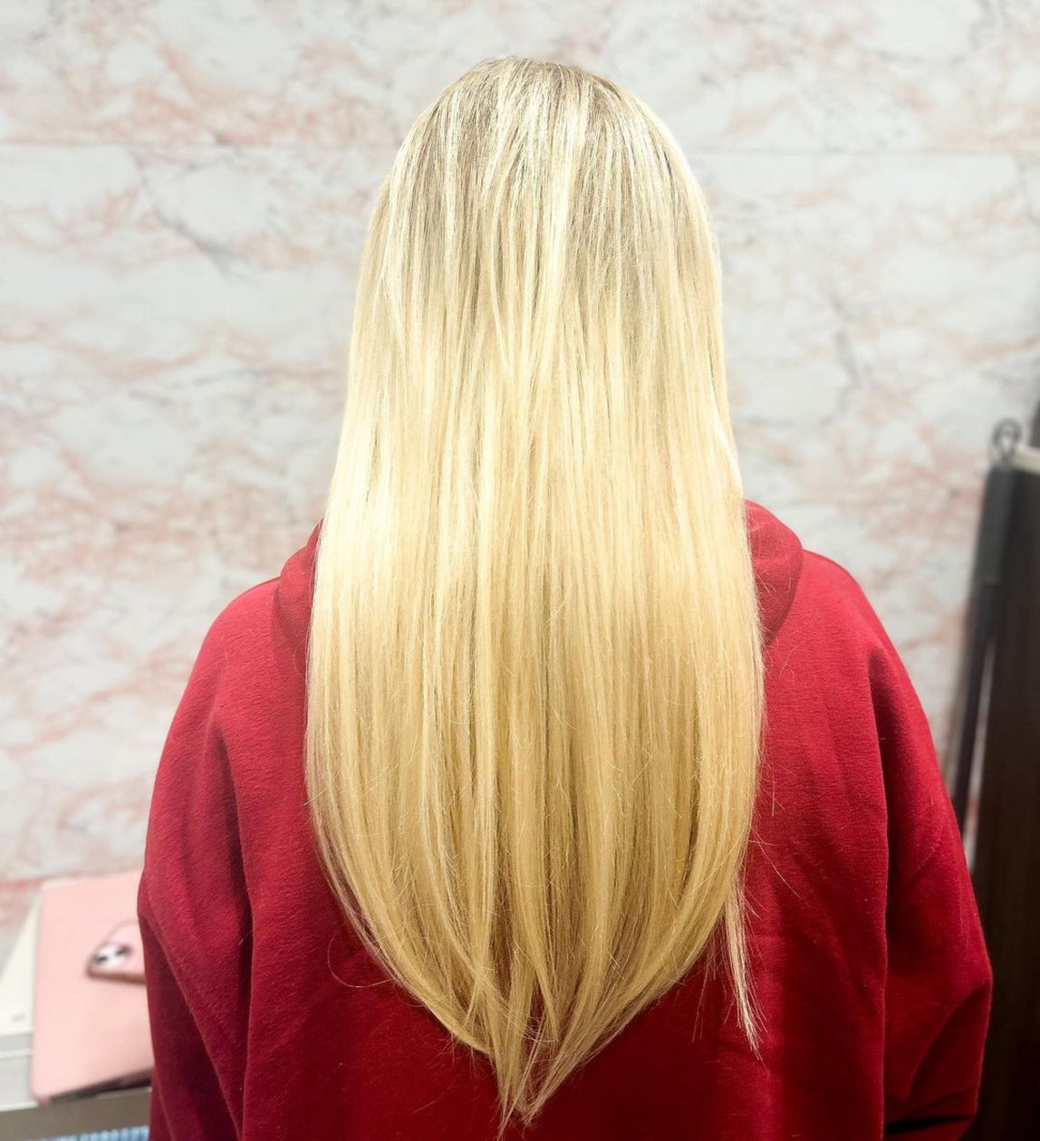 Machine-Tied Weft 18" 130g Professional Hair Extensions - Yellow Blonde - 40% OFF - FINAL SALE