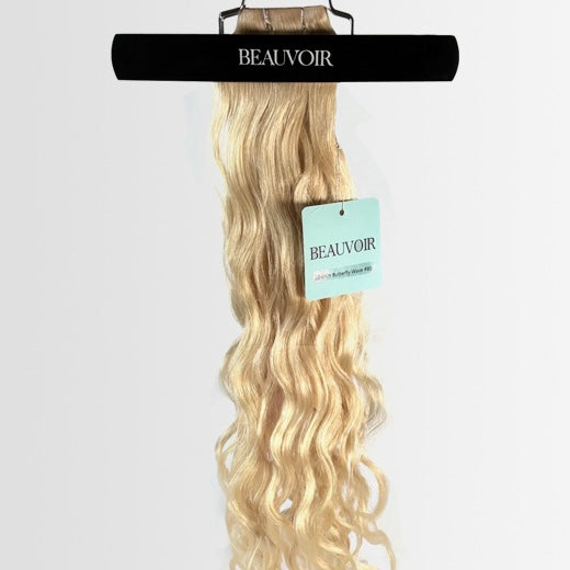 Butterfly Weft 20" #80 Hollywood Blonde - WAVE TEXTURE - Professional Blend