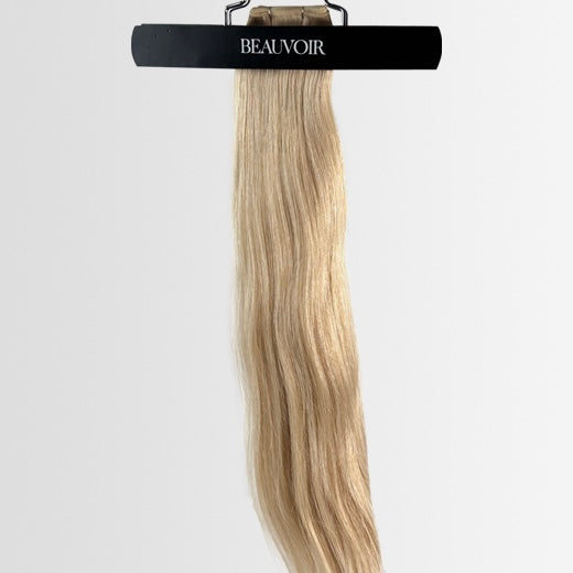 Genius (Micro) Weft 20" 80g Professional Hair Extensions - #80/18/46 Summer Blonde (aka Piano Key White Truffle)