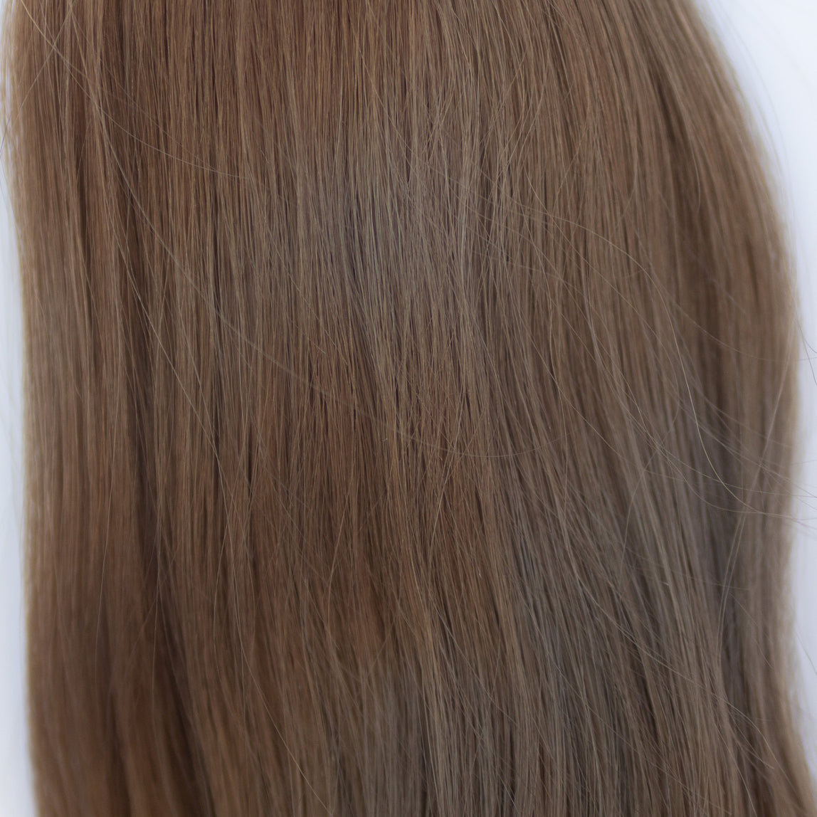 Genius (Micro) Weft 16" 60g Pro Blend Hair Extensions - #8 Whiskey Brown (aka Ash Brown)