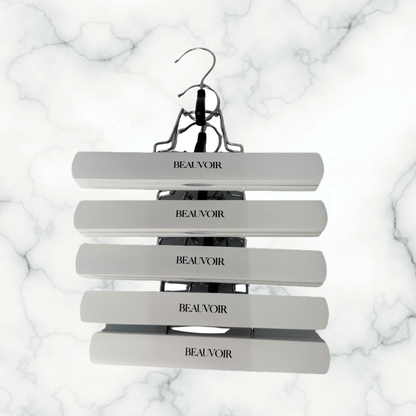 Beauvoir Hangers White  - 1 pack/5pcs
