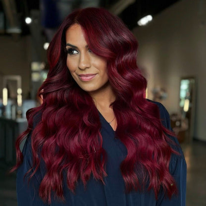 K-Tip 24" 25g Single Donor Virgin - #555 Akako by Martha Nicola