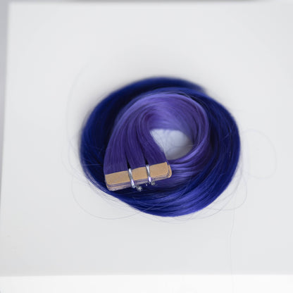 Tape-in 18” 25 grams (10 Pack) Professional Hair Extensions VIVIDS  #54/83 Ombré Light Violet (light purple to dark purple) by Garyn Santos