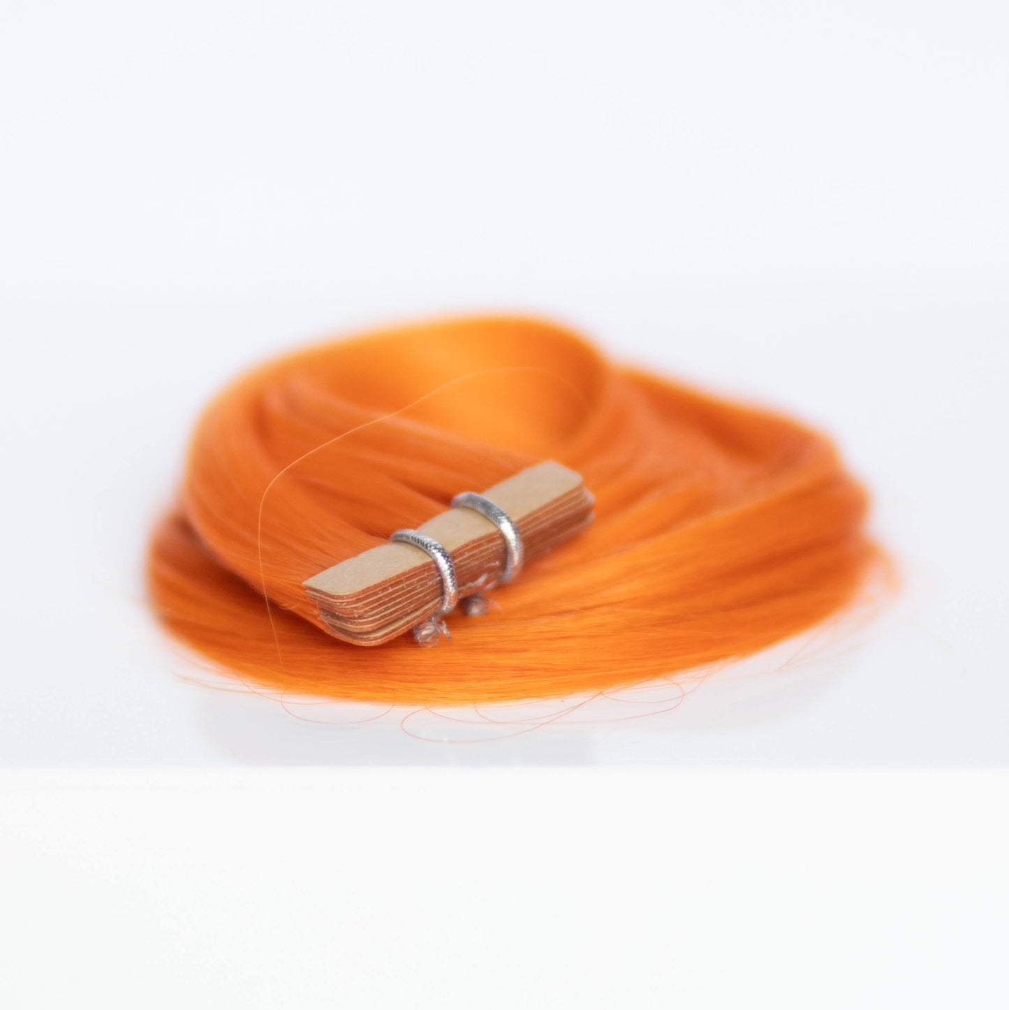 Tape-In 18” 10 grams (10 Pack) Professional Hair Extensions VIVIDS  #45/61 VIVID Orange by Martha Nicola