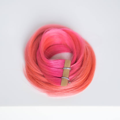 Tape-in 18” 25 grams (10 Pack) Professional Hair Extensions VIVIDS  #54/36 Ombré Dark Pink (dark pink on top to light on bottom) by Garyn Santos