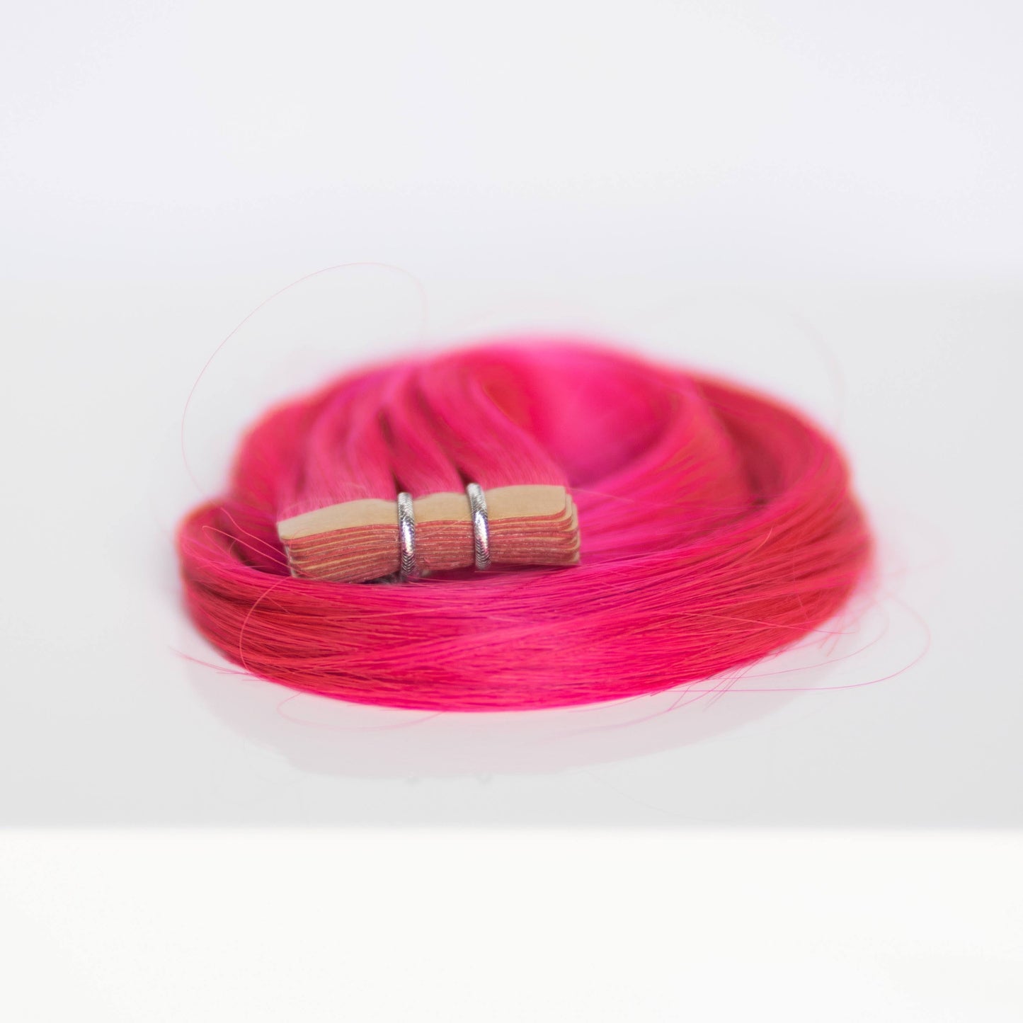 Tape-In 18” 10 grams (10 Pack) Professional Hair Extensions VIVIDS  #45/42 VIVID Hot Pink by Martha Nicola