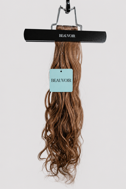 Butterfly Wave Texture Weft 20" 60g - #8 Whiskey Brown