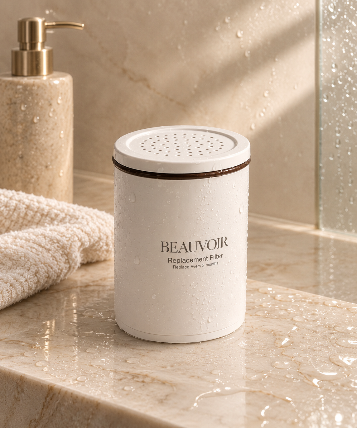 Beauvoir Replacement Shower Filter Cartridge