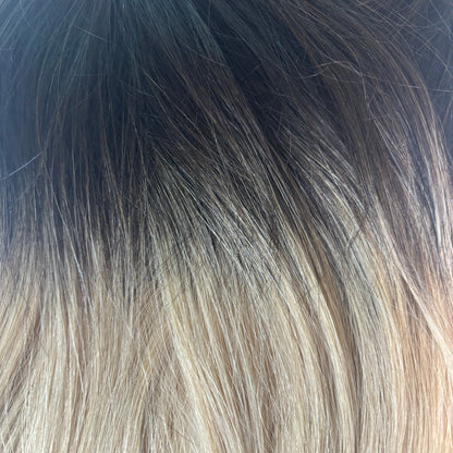 Machine-Tied Weft 22" 160g Professional Hair Extensions -  Dark Chocolate Ombré #A2/16A - FINAL SALE 40% OFF