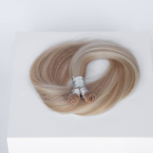 Genius (Micro) Weft 20" 80g Professional Hair Extensions - #10/16/60 J’Adore Blonde Highlight (aka Sweet Blonde)