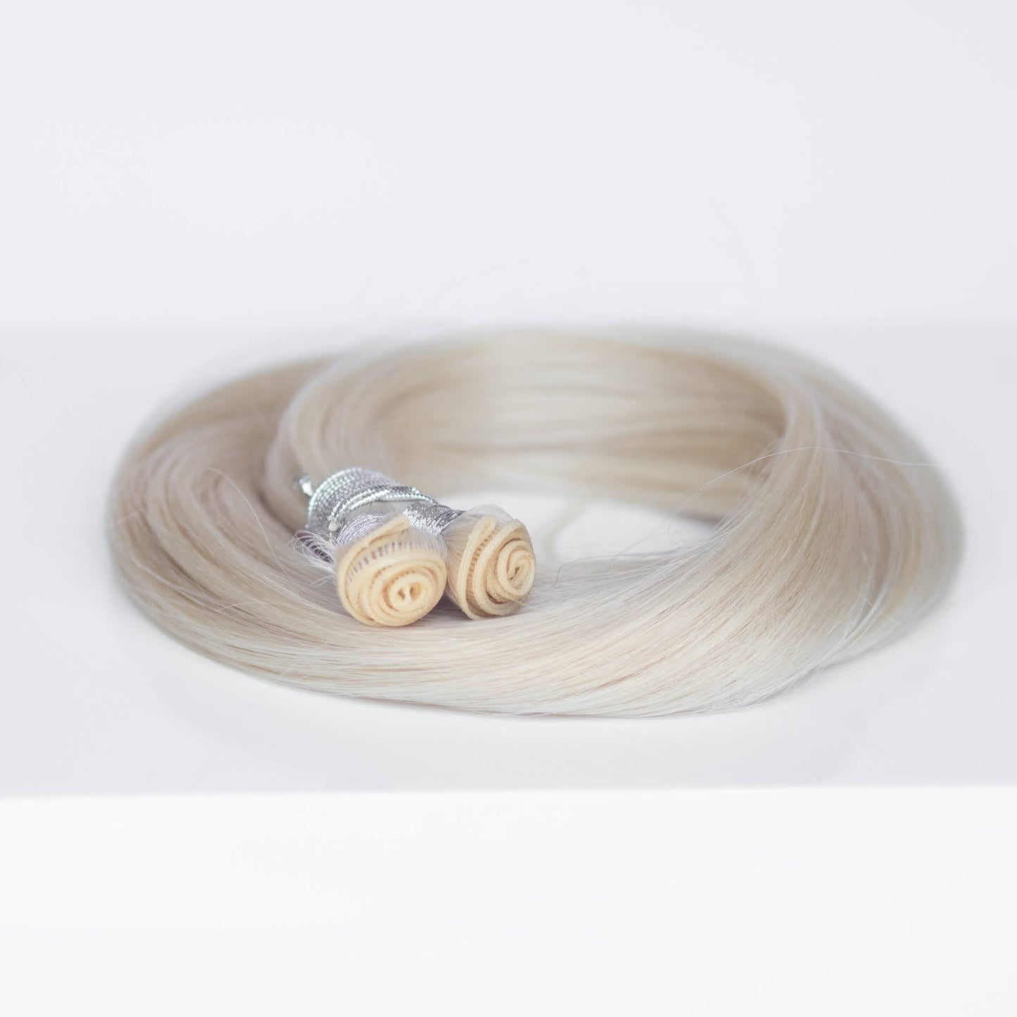 Genius (Micro) Weft 22" 88g Single Donor Virgin - #80 White Blonde