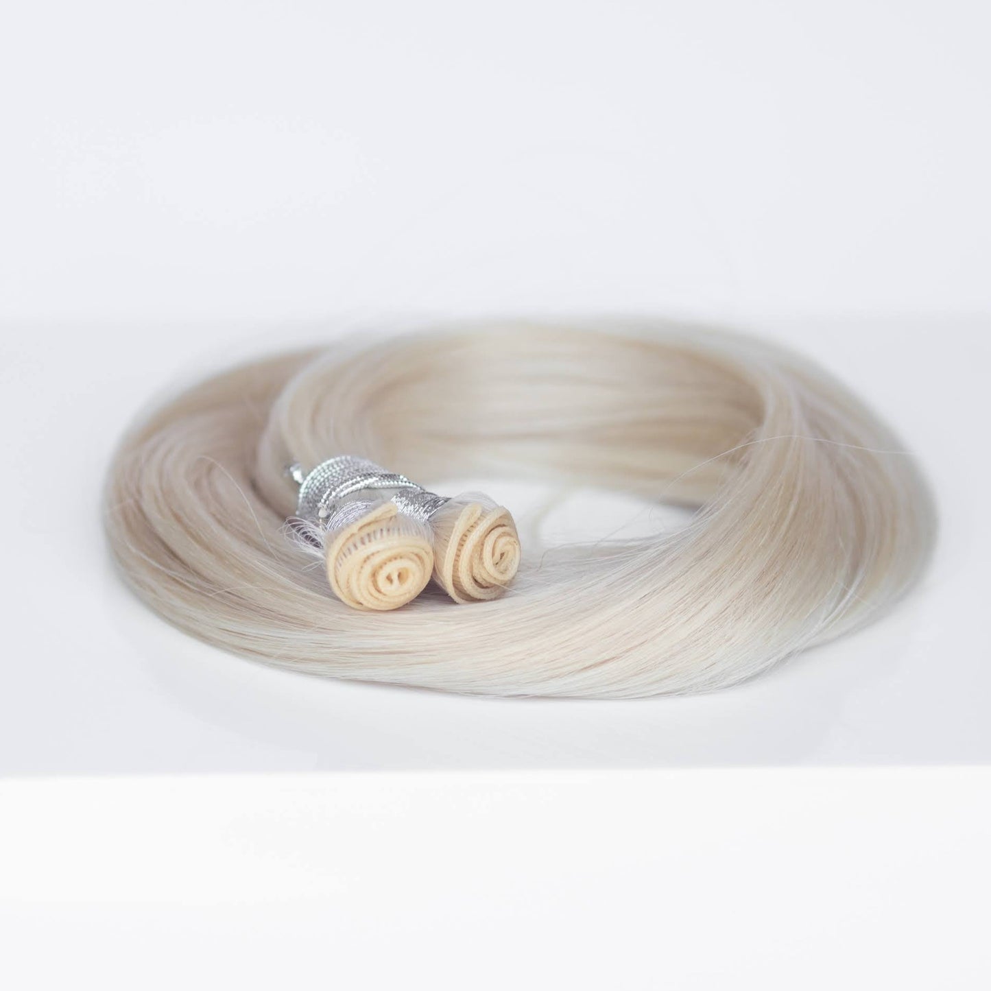 Genius (Micro) Weft 24" 94g Professional Hair Extensions - #80 Hollywood Blonde (aka White Blonde)