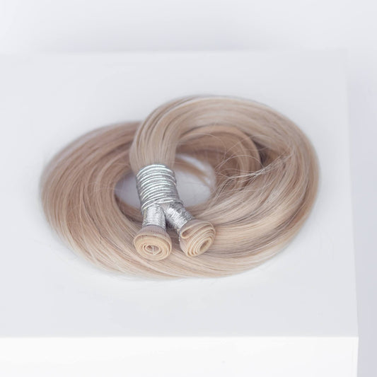 Genius (Micro) Weft 20" 80g Single Donor Virgin - #19 French Blonde (aka Desert Blonde)