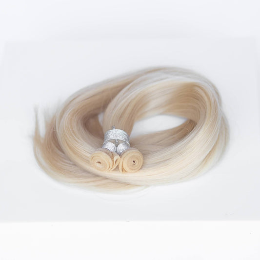 Genius (Micro) Weft 24" 94g Single Donor Virgin - #22 Southern Belle Blonde (aka Light Ash Blonde)