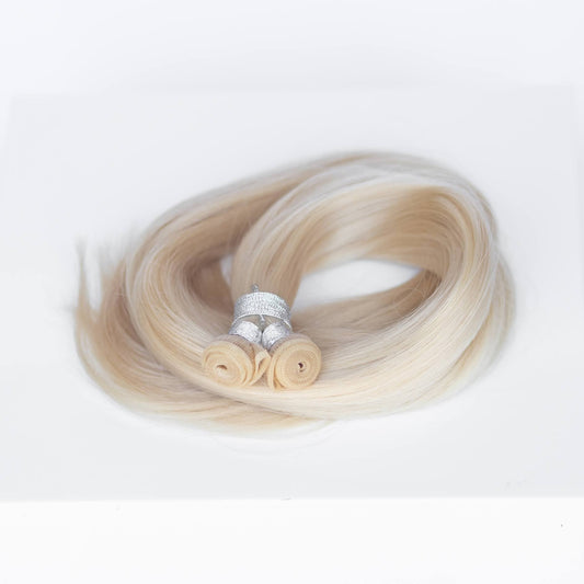 Genius (Micro) Weft 20" 80g Professional Hair Extensions - #22 Southern Belle Blonde (aka Light Ash Blonde)