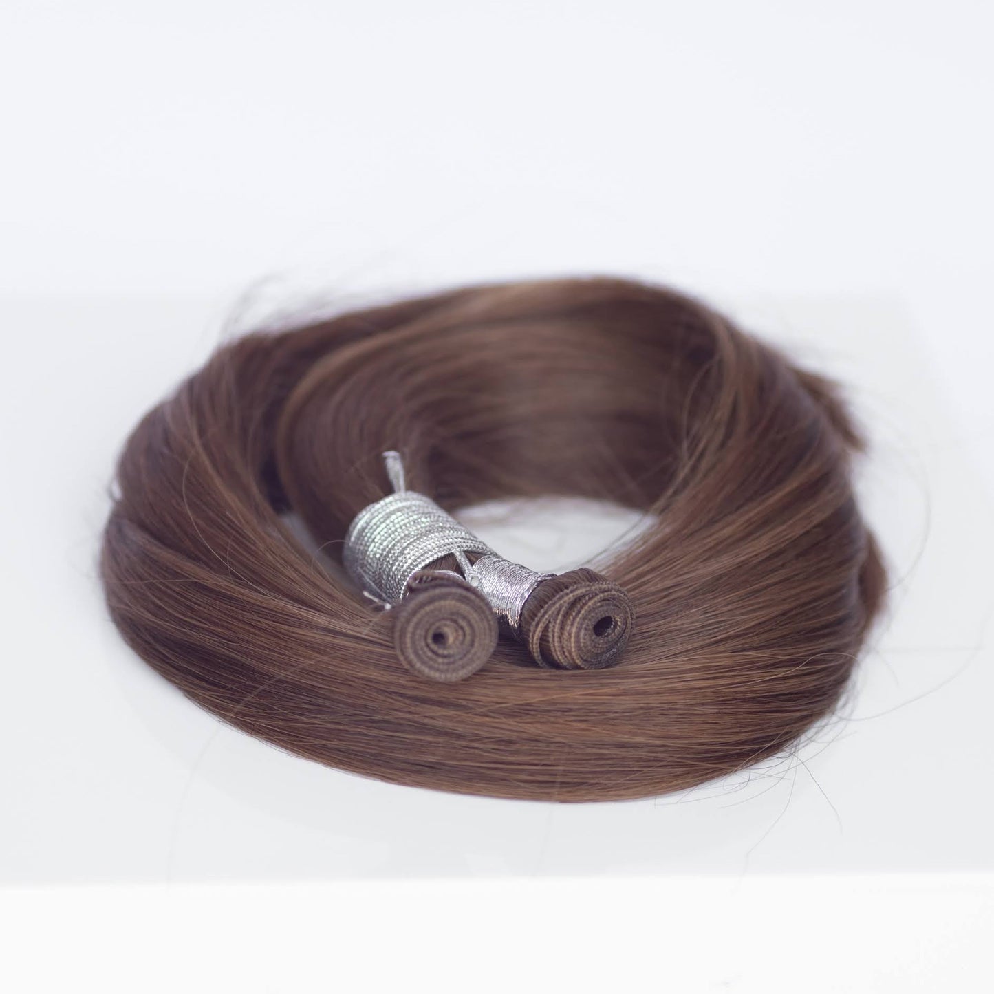 Genius (Micro) Weft 16" 60g Professional Hair Extensions - #4 Roasted Walnut (aka Chocolate Brown)