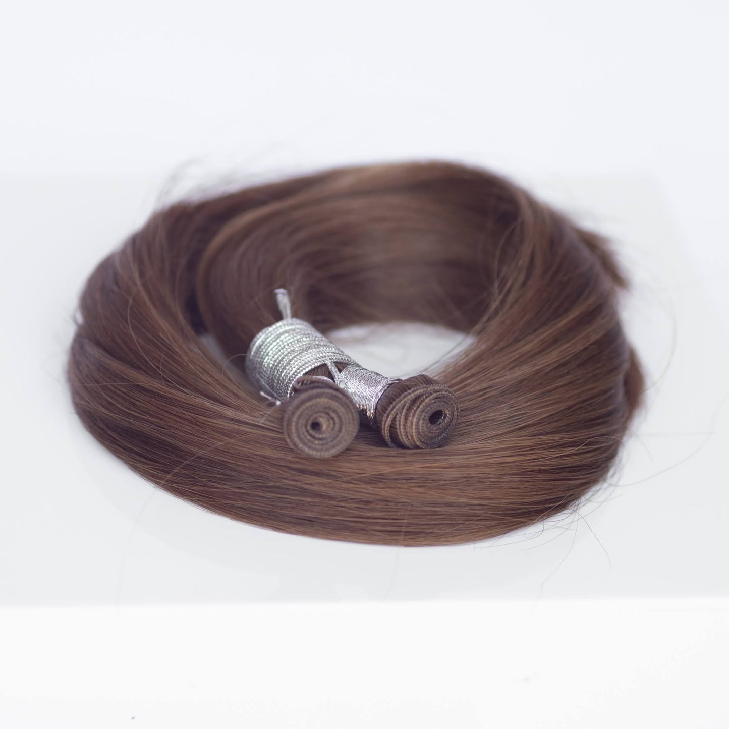 Genius (Micro) Weft 22" 88g Professional Hair Extensions - #4 Roasted Walnut (aka Chocolate Brown)