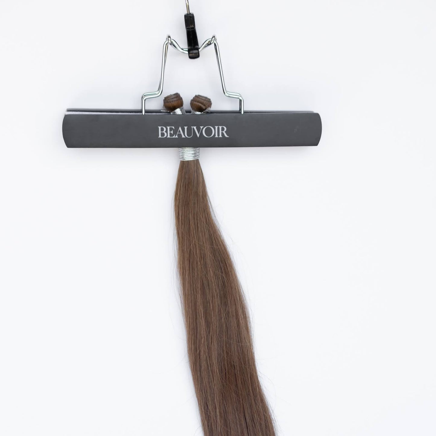 Genius (Micro) Weft 22" 88g Single Donor Virgin - #4 Roasted Walnut (aka Chocolate Brown)