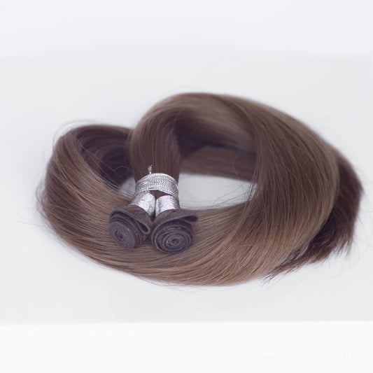 Genius (Micro) Weft 18" 68g Professional Hair Extensions - #8 Whisky Brown (aka Ash Brown)