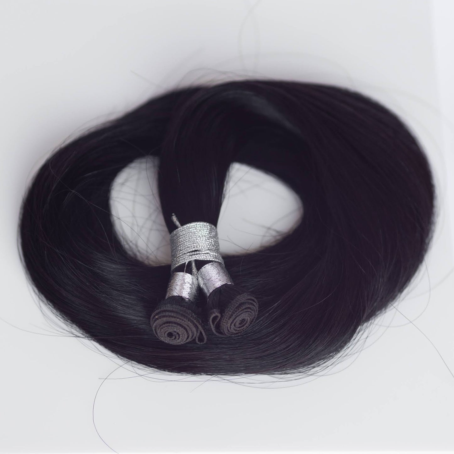 Genius (Micro) Weft 18" 68g Professional Hair Extensions - #1B Midnight (aka Off Black)