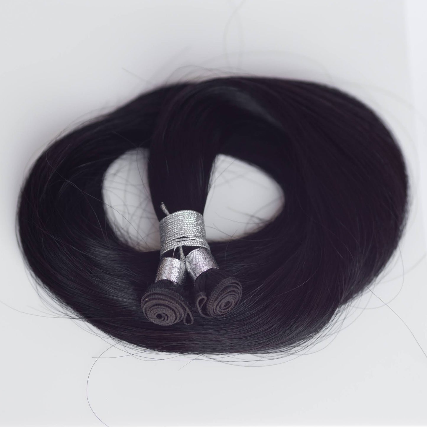 Genius (Micro) Weft 24" 94g Professional Hair Extensions - #1B Midnight (aka Off Black)