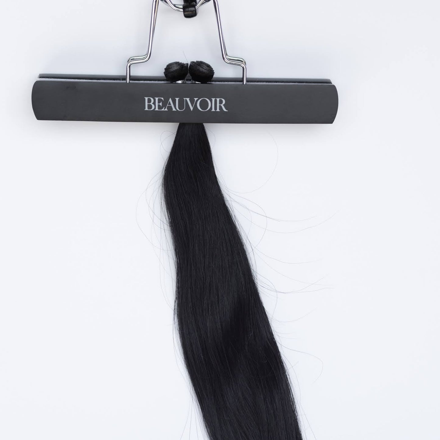 Genius (Micro) Weft 20" 80g Professional Hair Extensions - #1B Midnight (aka Off Black)