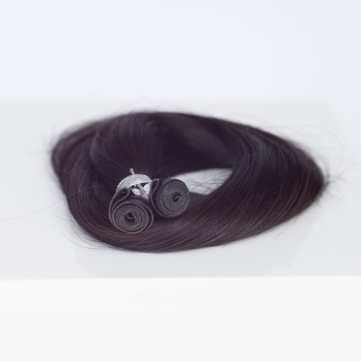 Genius (Micro) Weft 24" 94g Single Donor Virgin - #1C Espresso Brown (aka Mocha Brown)